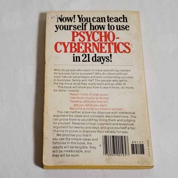 Live and Be Free Thru Psycho-Cybernetics  Maxwell Maltz First Edition 1976 - Picture 2 of 8